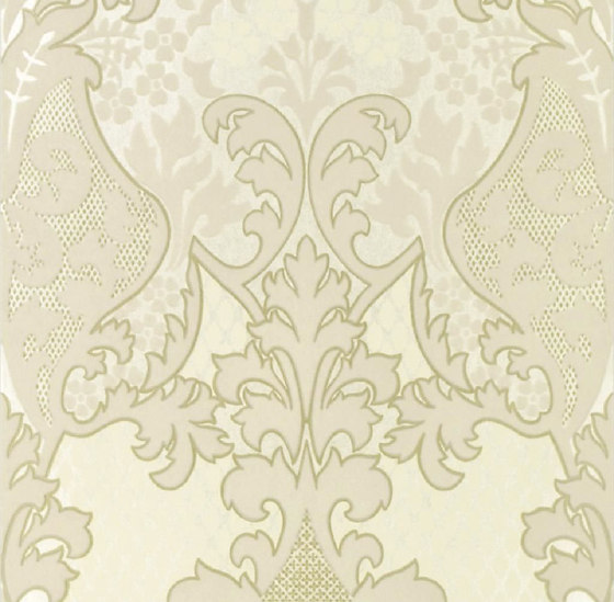 Whitewell Wallpaper | Eldridge - Ivory | Tissus de décoration | Designers Guild