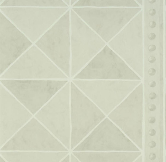 Zephirine Wallpaper | Dujardin - Pebble | Drapery fabrics | Designers Guild