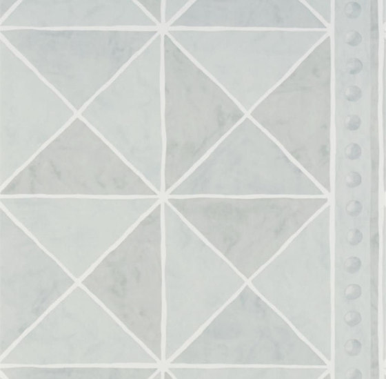 Zephirine Wallpaper | Dujardin - Duck Egg | Tissus de décoration | Designers Guild