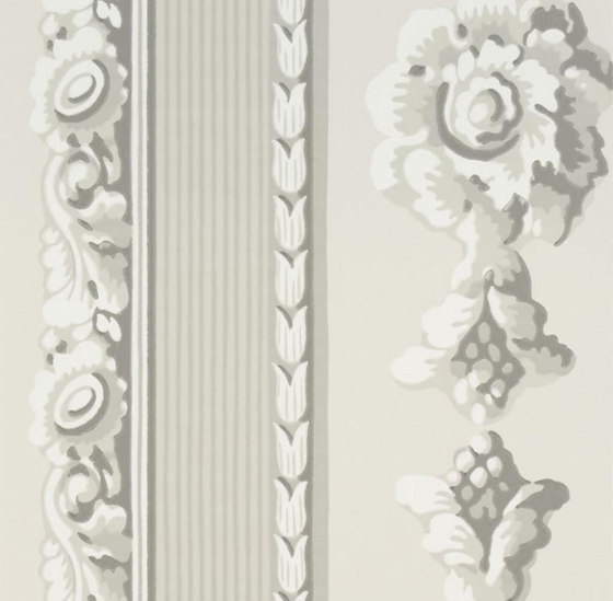 Zephirine Wallpaper | Palazzetto - Platinum | Tessuti decorative | Designers Guild
