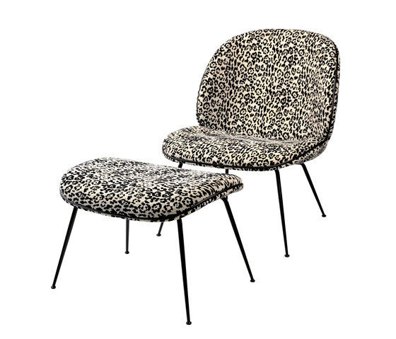 Beetle Lounge Chair and Stool | Sessel | GUBI
