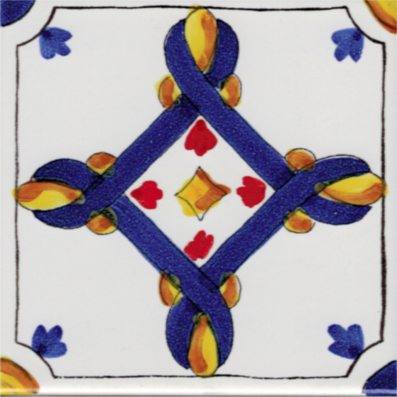 LR Corfu' blu rosso | Ceramic tiles | La Riggiola