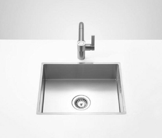 Kitchen sinks in brushed stainless-steel - Fregadero individual | Fregaderos de cocina | Dornbracht