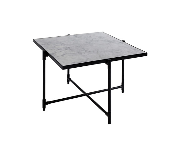 Coffee Table 60 BLACK on BLACK - White Marble | Coffee tables | HANDVÄRK