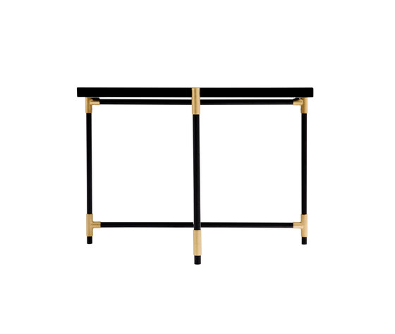 Coffee Table 60 BRASS on BLACK - Black Marble | Tables basses | HANDVÄRK