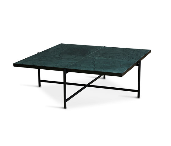 Coffee Table 90 Black - Green Marble | Coffee tables | HANDVÄRK