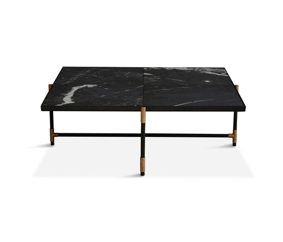 Coffee Table 90 Brass - Black Marble | Coffee tables | HANDVÄRK