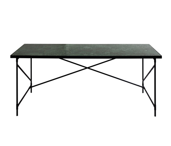 Desk BLACK on BLACK - Green Marble | Tavoli pranzo | HANDVÄRK