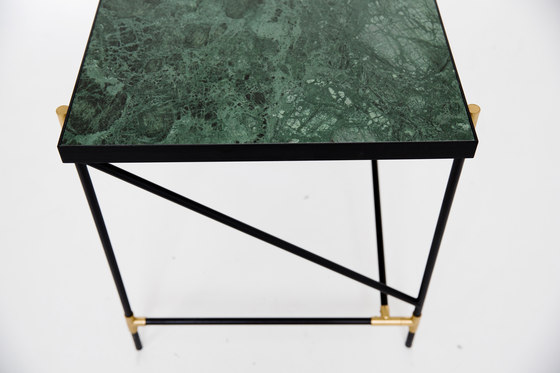 Desk BRASS on BLACK - Green Marble | Mesas comedor | HANDVÄRK