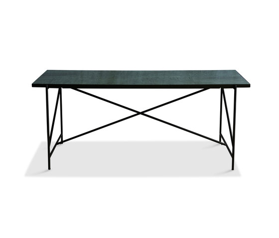 Dining Table 185 Black - Green Marble | Esstische | HANDVÄRK