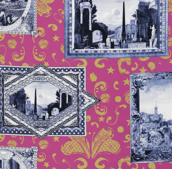 Arles Fabrics | Arles - Fuchsia | Tissus de décoration | Designers Guild