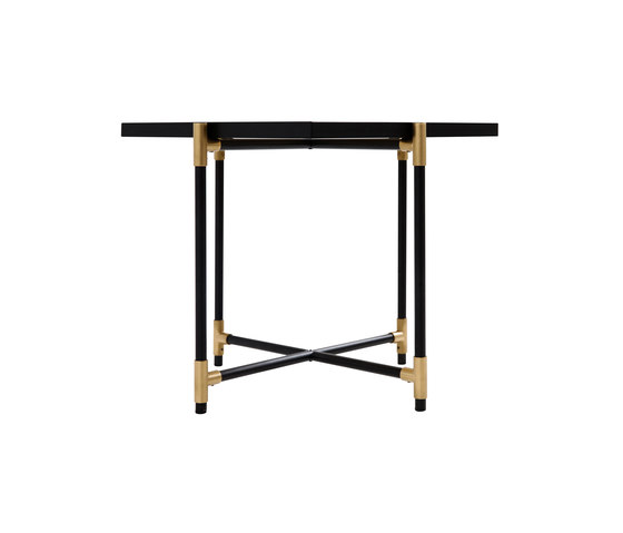 Side Table BRASS on BLACK - Black Marble | Couchtische | HANDVÄRK