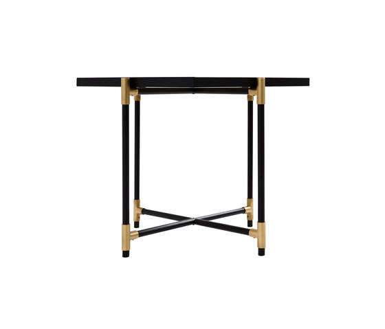 Side Table BRASS on BLACK - Green Marble | Couchtische | HANDVÄRK
