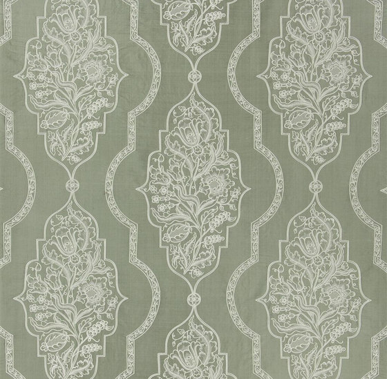 Elizabeth Fabrics | Regent - Teal | Tissus de décoration | Designers Guild