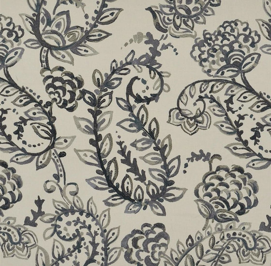 Indigo Bleu Fabrics | Beldi - Stone | Tessuti decorative | Designers Guild