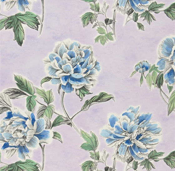 Kaori Fabrics | Kaori - Lilac | Tissus de décoration | Designers Guild