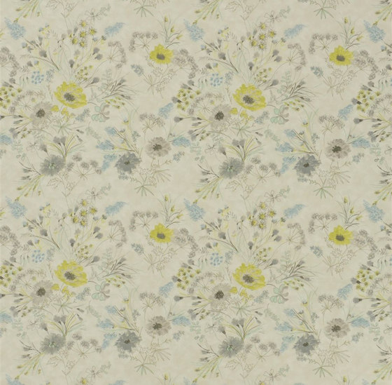 Lavandou Fabrics | Wild Flower - Birch | Tissus de décoration | Designers Guild