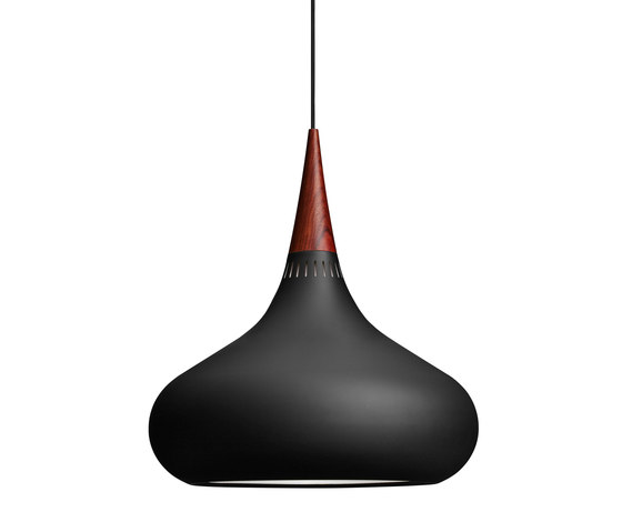Orient™ | Pendant | P3 | Black | Rosewood suspension | Lámparas de suspensión | Fritz Hansen
