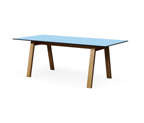 SC 50 Tisch | HPL mit Holzfüßen | Esstische | Janua