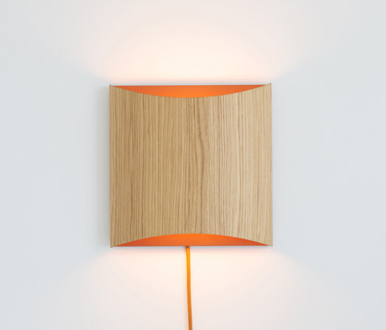 Sophie wall oak copper with cable | Wall lights | lasfera