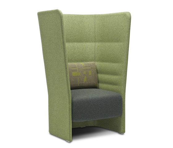Cell 128 high-back armchair by sitland | Armchairs