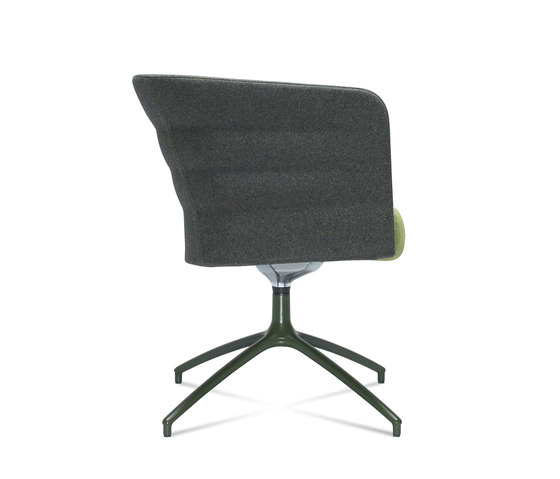 Cell 75 sillón pequeño giratorio tapizado con brazos | Sillones | sitland