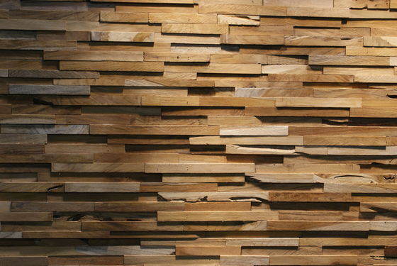 SKIN PANEL MATRIX | Holz Platten | Teak Your Wall
