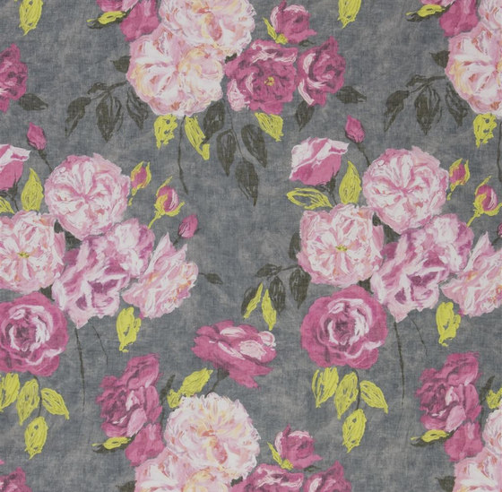 Pavonia Fabrics | Faustine - Damson | Tessuti decorative | Designers Guild