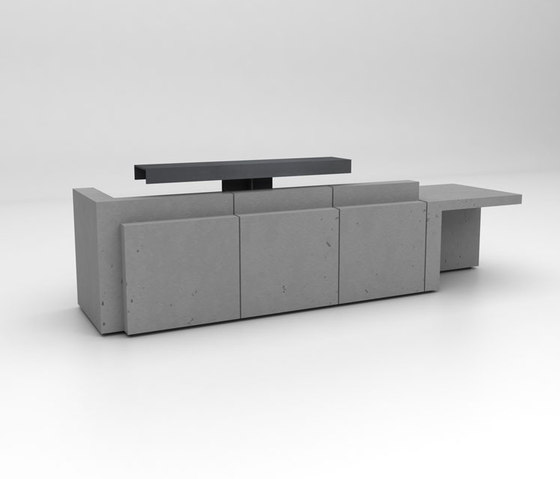 Volume Reception Desk Configuration 5 | Theken | Isomi