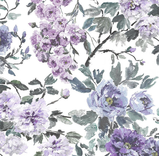 Shanghai Garden Fabrics | Shanghai Garden - Violet | Drapery fabrics | Designers Guild