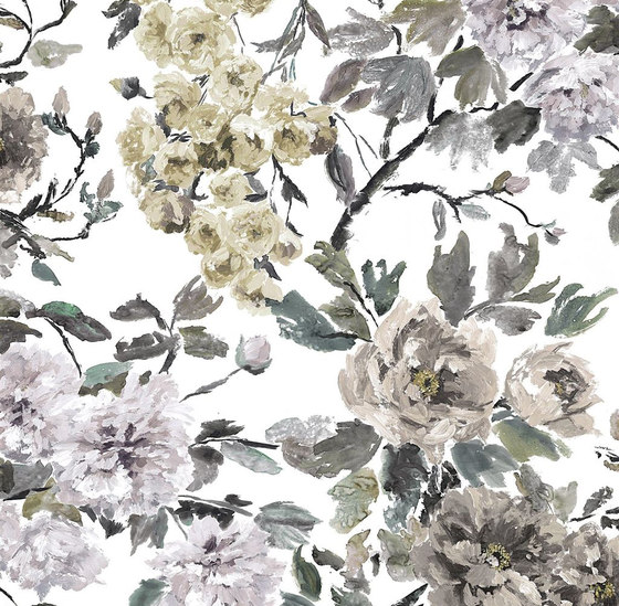 Shanghai Garden Fabrics | Shanghai Garden - Ecru | Tissus de décoration | Designers Guild