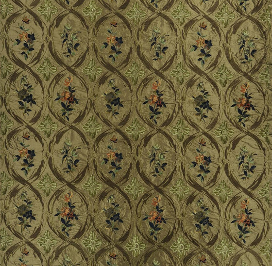 Buckingham Fabrics | Carrack - Moss | Tissus de décoration | Designers Guild