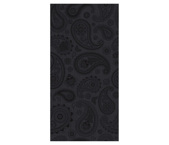 Paisley Black | PA4080B | Carrelage céramique | Ornamenta