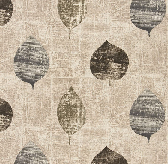 Amlapura Fabrics | Kuta - Graphite | Tessuti decorative | Designers Guild