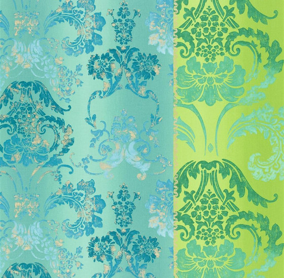 Astrakhan Fabrics | Kashgar - Jade | Dekorstoffe | Designers Guild