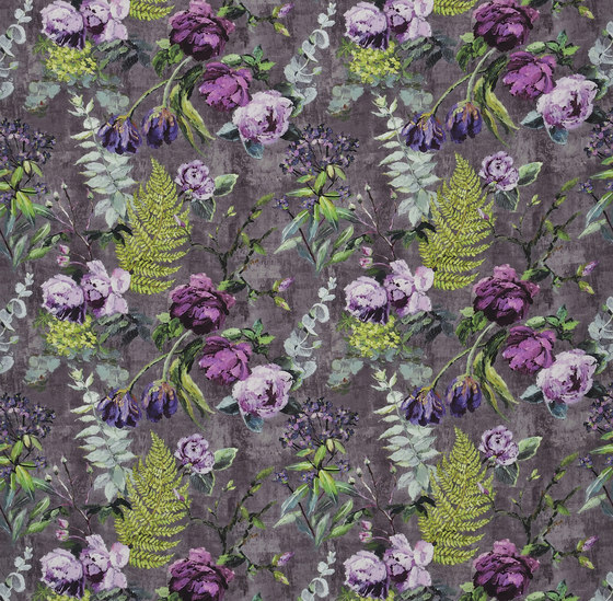 Caprifoglio Fabrics | Tulipani - Amethyst | Dekorstoffe | Designers Guild