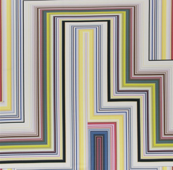 Carnets Andalous Fabrics | Abstract Malachite - Multicolore | Tejidos decorativos | Designers Guild