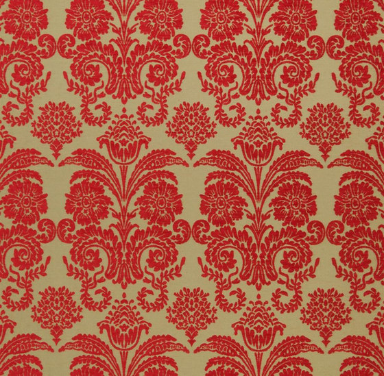 Ferrara Fabrics | Ferrara - Scarlet | Tissus de décoration | Designers Guild