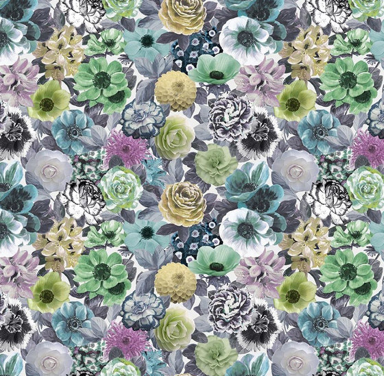 Orangerie Fabrics | Oriana Ii - Emerald | Tissus de décoration | Designers Guild