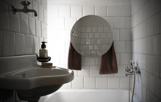 Mirror towel warmer round | Spiegel | mg12