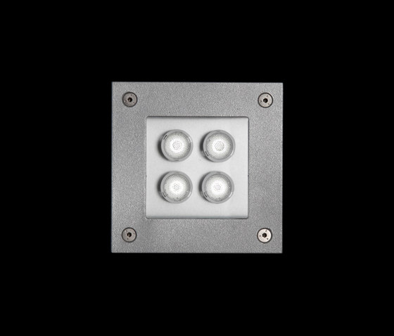 Ara Power LED / 125x125mm - Transparent Glass - Narrow Beam 10° | Außen Deckenanbauleuchten | Ares