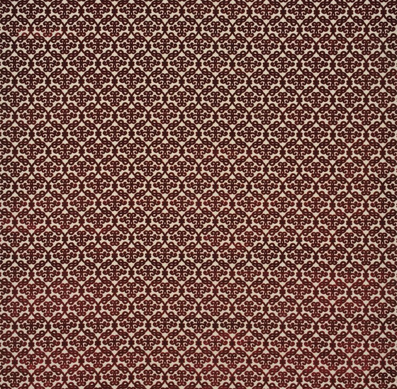 Palace Damasks Fabrics | Charles Ii Velvet - Ruby | Tessuti decorative | Designers Guild