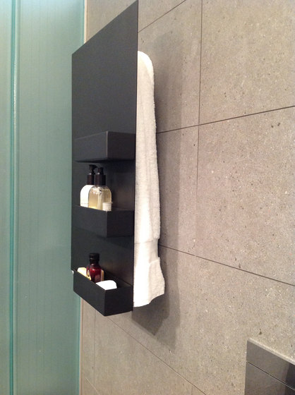 Geometrici towel warmer rectangle & shelves | Radiadores | mg12