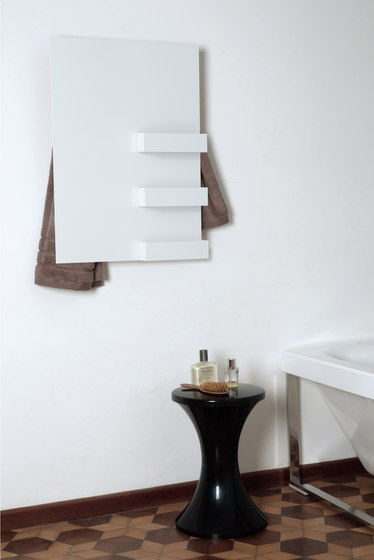 Geometrici towel warmer rectangle & shelves | Radiators | mg12