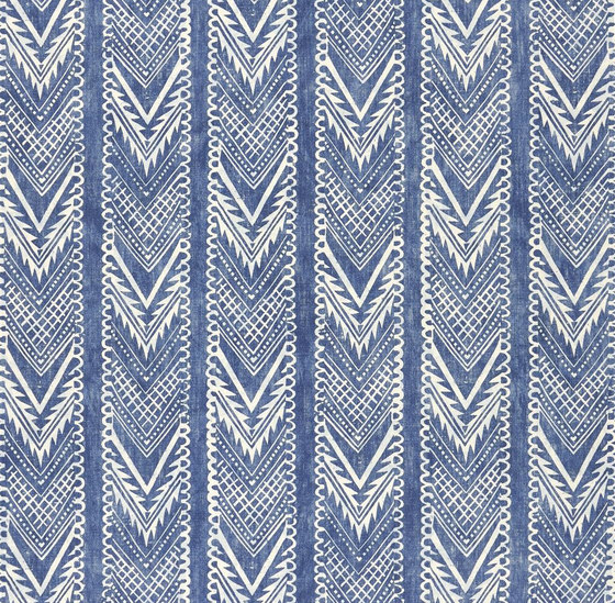 Alberesque Fabrics | Vignatella - Woad | Tissus de décoration | Designers Guild