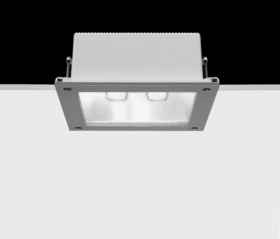 Ara / 250x250 mm - All Light - Sandblasted Glass | Outdoor ceiling lights | Ares