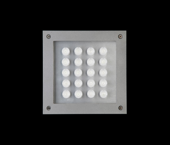 Ara Power LED / 250x250 mm - All Light - Sandlasted Glass | Außen Deckenanbauleuchten | Ares