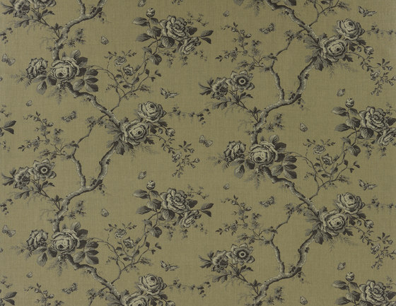 Signature Ashdown Manor Fabrics | Ashfield Floral - Leaf Fall | Tissus de décoration | Designers Guild