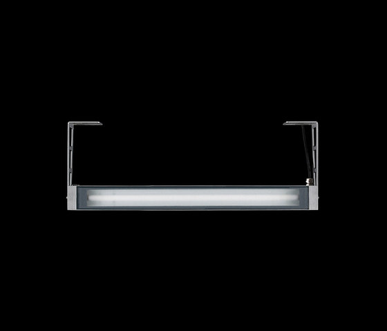 Arcadia 640 / Con Staffe L 200mm - Vetro Sabbiato - Orientabile | Lampade outdoor parete | Ares