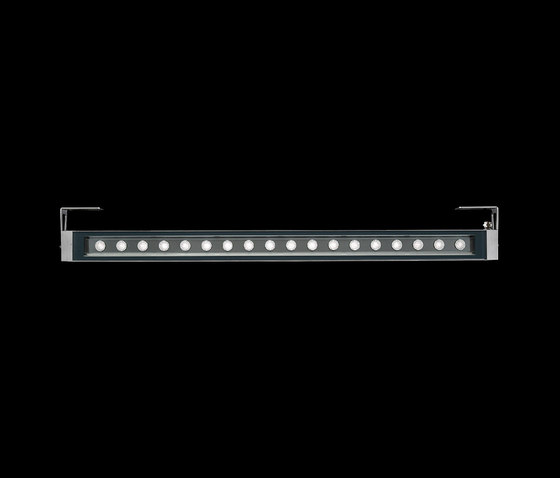 Arcadia 940 Power LED / Con Staffe L 80mm - Vetro Trasparente - Orientabile - Fascio Stretto 10° | Lampade outdoor parete | Ares